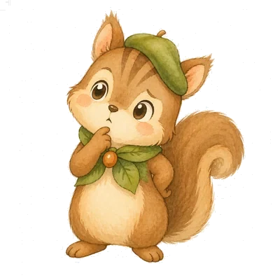 考え込む相模リス